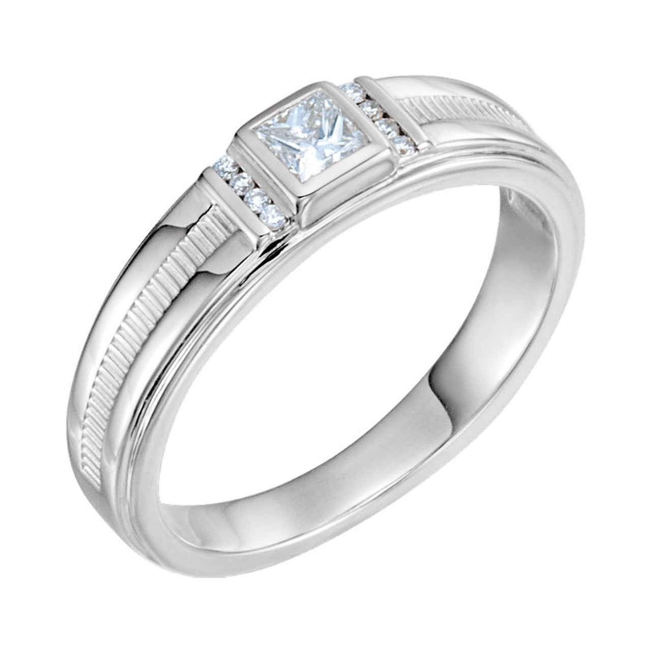 Cometa Solitaire Diamond Ring for Men | Saratti - Shop Now!